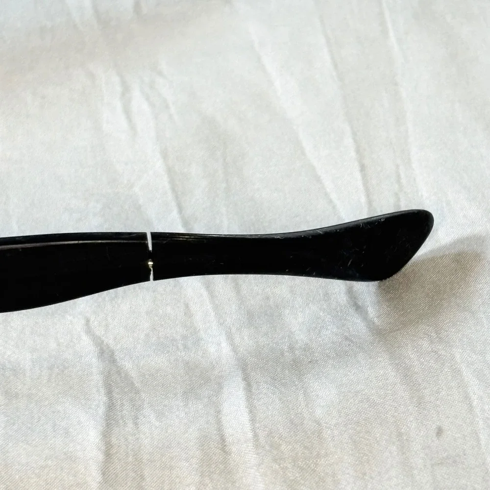 Vintage 60s American Optical  Black Wayfarer Sunglasses 5 3/4   * read desc